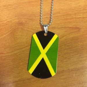 🇯🇲 Jamaican Necklace 🇯🇲 Dog Tag